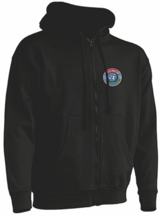 (Bild für) Sweatjacke mit Kapuze UN Veterans Logo klein (3 Farben)